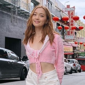 NWT For Love & Lemons sweet cherries cardigan (re-listed)